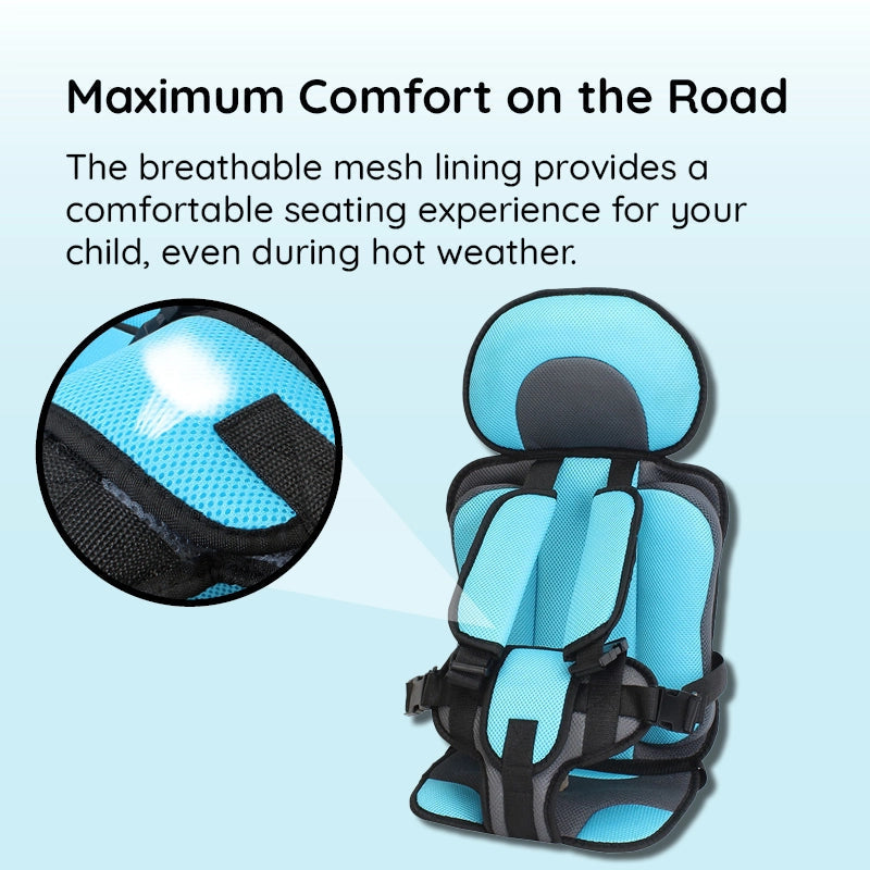 Child Protection Car Seat Cushion – Soft, Safe & Easy to Install for Kids 0-12 Years 8