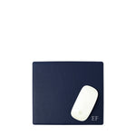 Classic Mouse Pad Navy Blue Ergonomic Genuine Leather Design 0