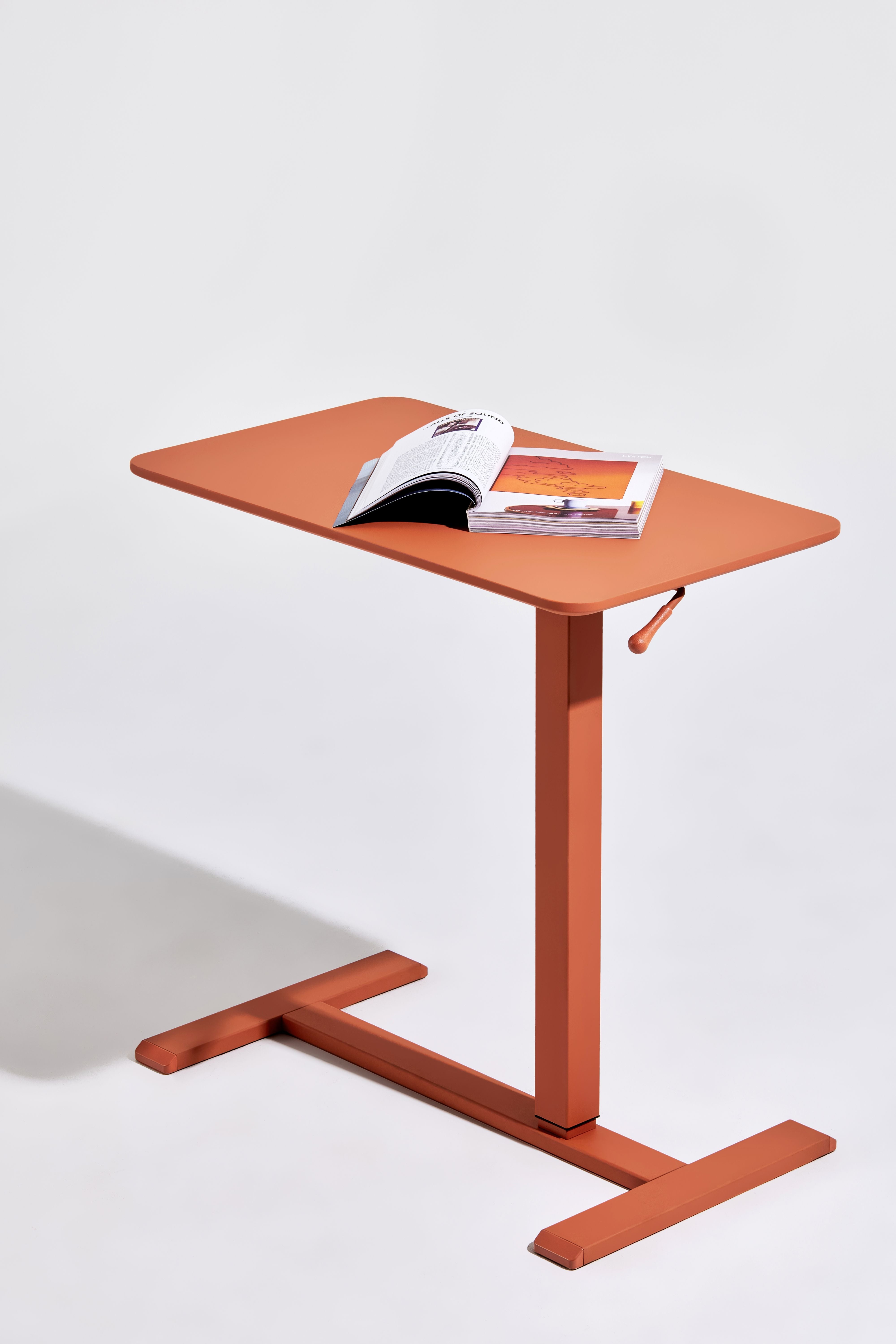 Compact Mobile Workstation with Hidden Casters for Versatile Use 0