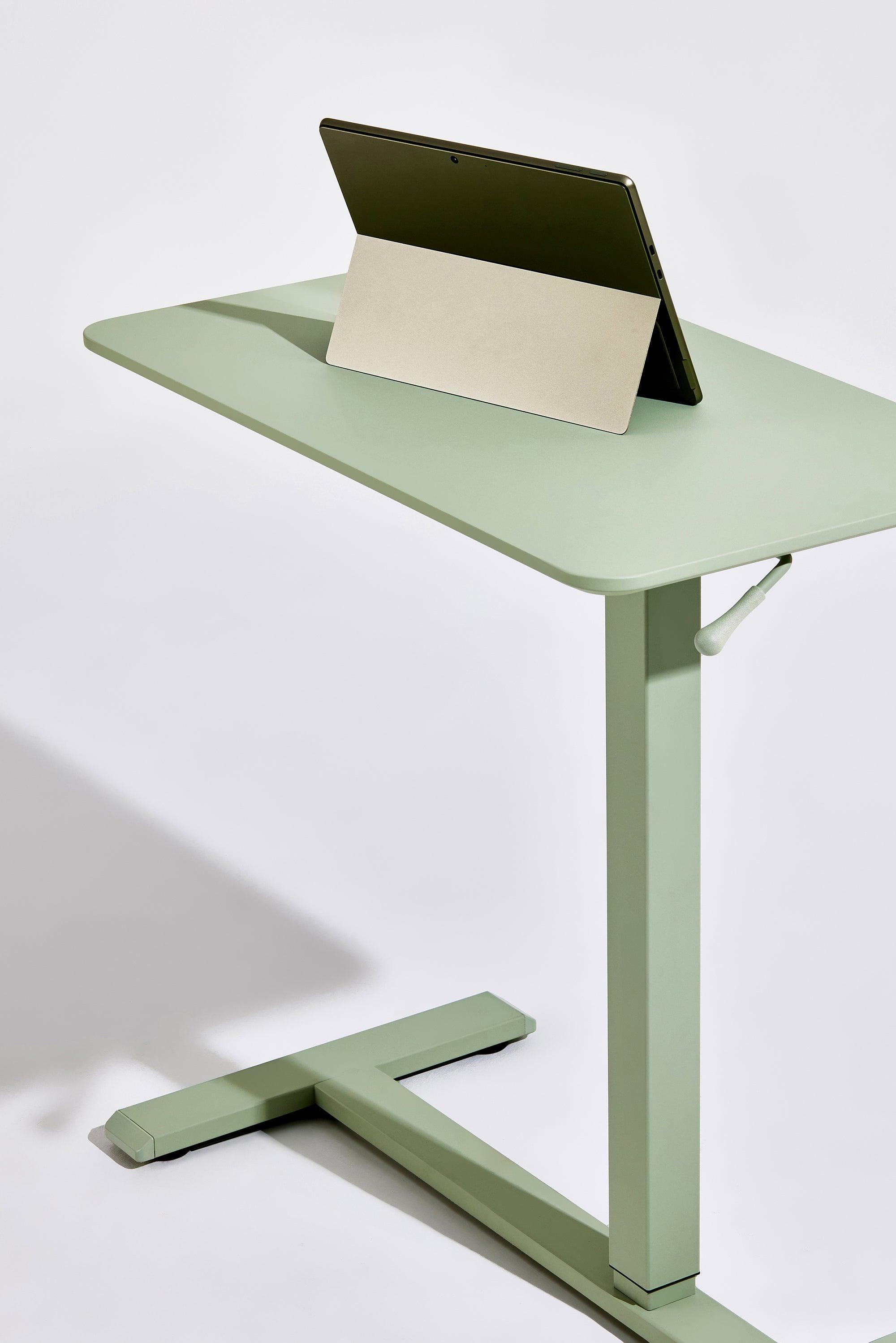 Compact Mobile Workstation with Hidden Casters for Versatile Use 10