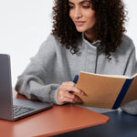 Compact Mobile Workstation with Hidden Casters for Versatile Use 2