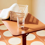 Compact Mobile Workstation with Hidden Casters for Versatile Use 4