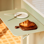 Compact Mobile Workstation with Hidden Casters for Versatile Use 7