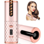Cordless Automatic Hair Curler for Effortless Bouncy Curls, Adjustable Heat 1