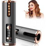 Cordless Automatic Hair Curler for Effortless Bouncy Curls, Adjustable Heat 6