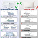 CozyRest® Memory Foam Neck Pillow – Best Pillow for Neck Pain & Travel Neck Support Pillow 5