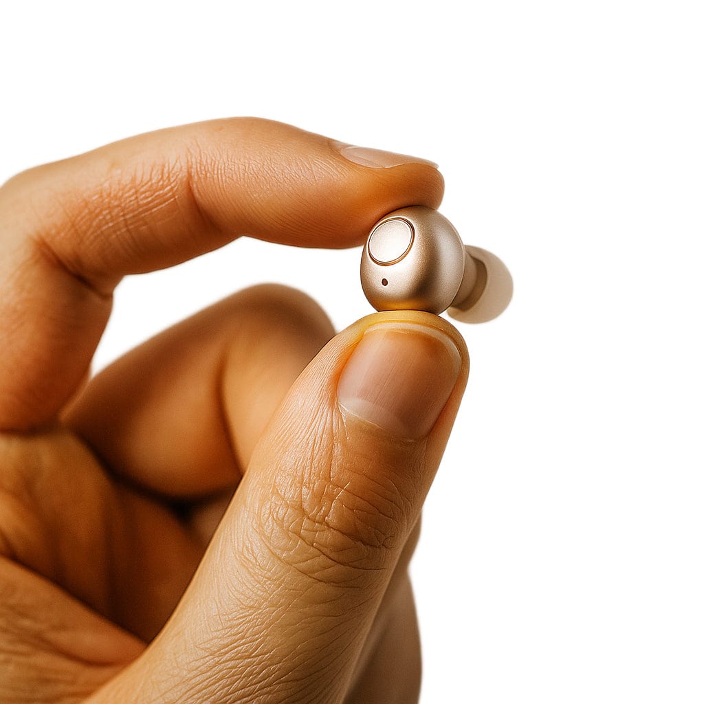 Digital Hearing Aid Invisible Design with Rechargeable Battery and Voice Isolation Technology 1