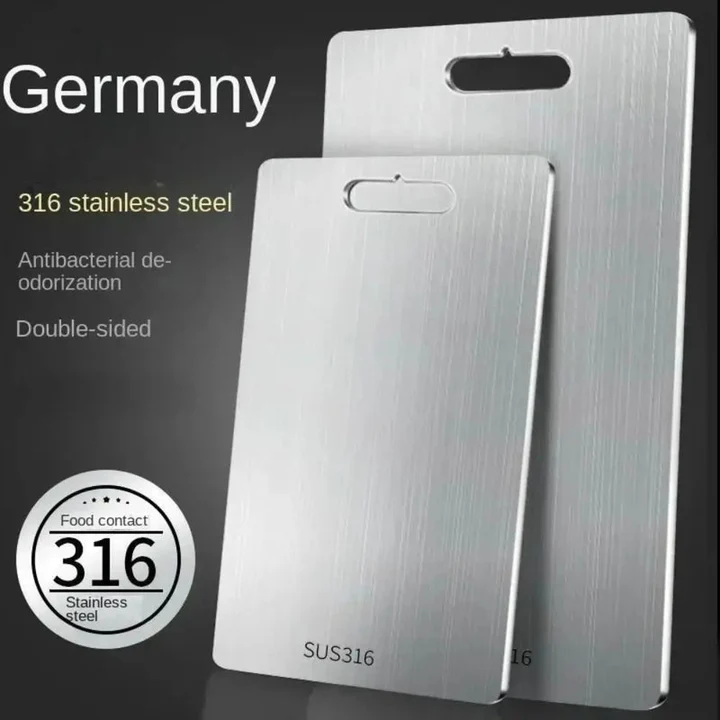 Durable Titanium Kitchen Chopping Board – Lightweight, Double-Sided Cutting Board for Home & Outdoor Cooking 1