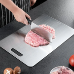 Durable Titanium Kitchen Chopping Board – Lightweight, Double-Sided Cutting Board for Home & Outdoor Cooking 2