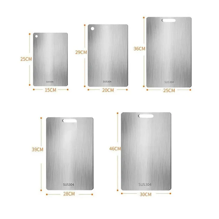 Durable Titanium Kitchen Chopping Board – Lightweight, Double-Sided Cutting Board for Home & Outdoor Cooking 4