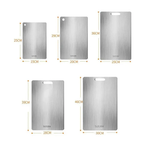 Durable Titanium Kitchen Chopping Board – Lightweight, Double-Sided Cutting Board for Home & Outdoor Cooking 4