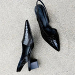 Elena Orthopedic Black Pumps - Women's Heels for Work & Formal Events | Stylish Comfort & Support 3