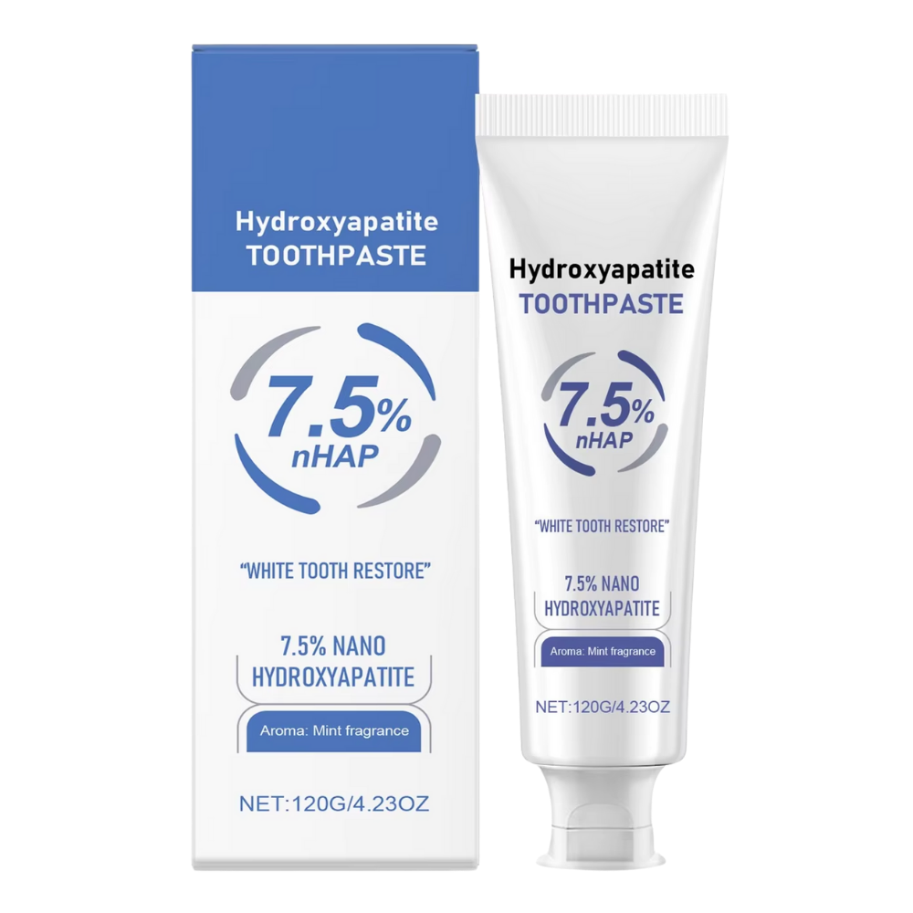 Enamel-Strengthening Mint Toothpaste with 7.5% Nano Hydroxyapatite for Cavity Protection 0