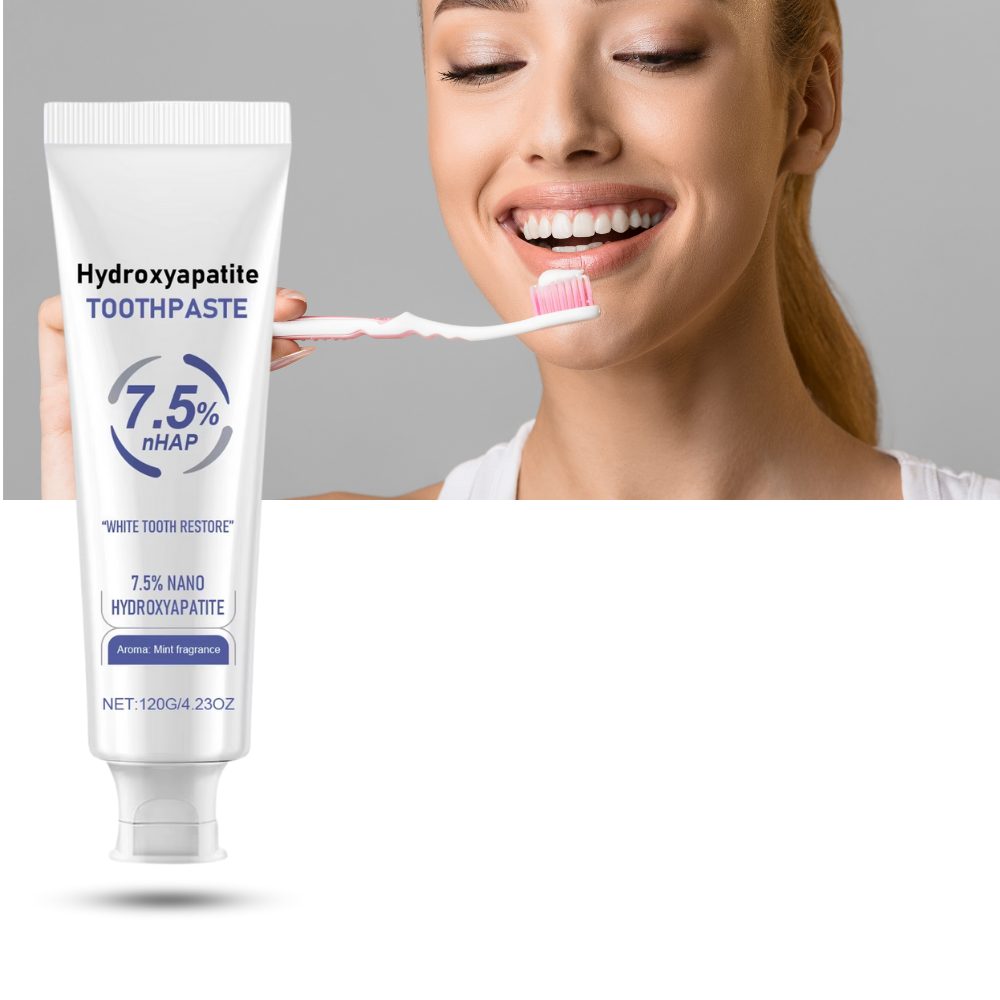 Enamel-Strengthening Mint Toothpaste with 7.5% Nano Hydroxyapatite for Cavity Protection 1