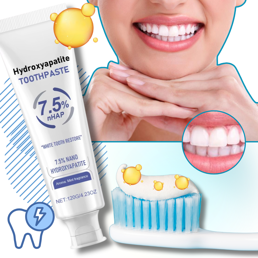 Enamel-Strengthening Mint Toothpaste with 7.5% Nano Hydroxyapatite for Cavity Protection 2