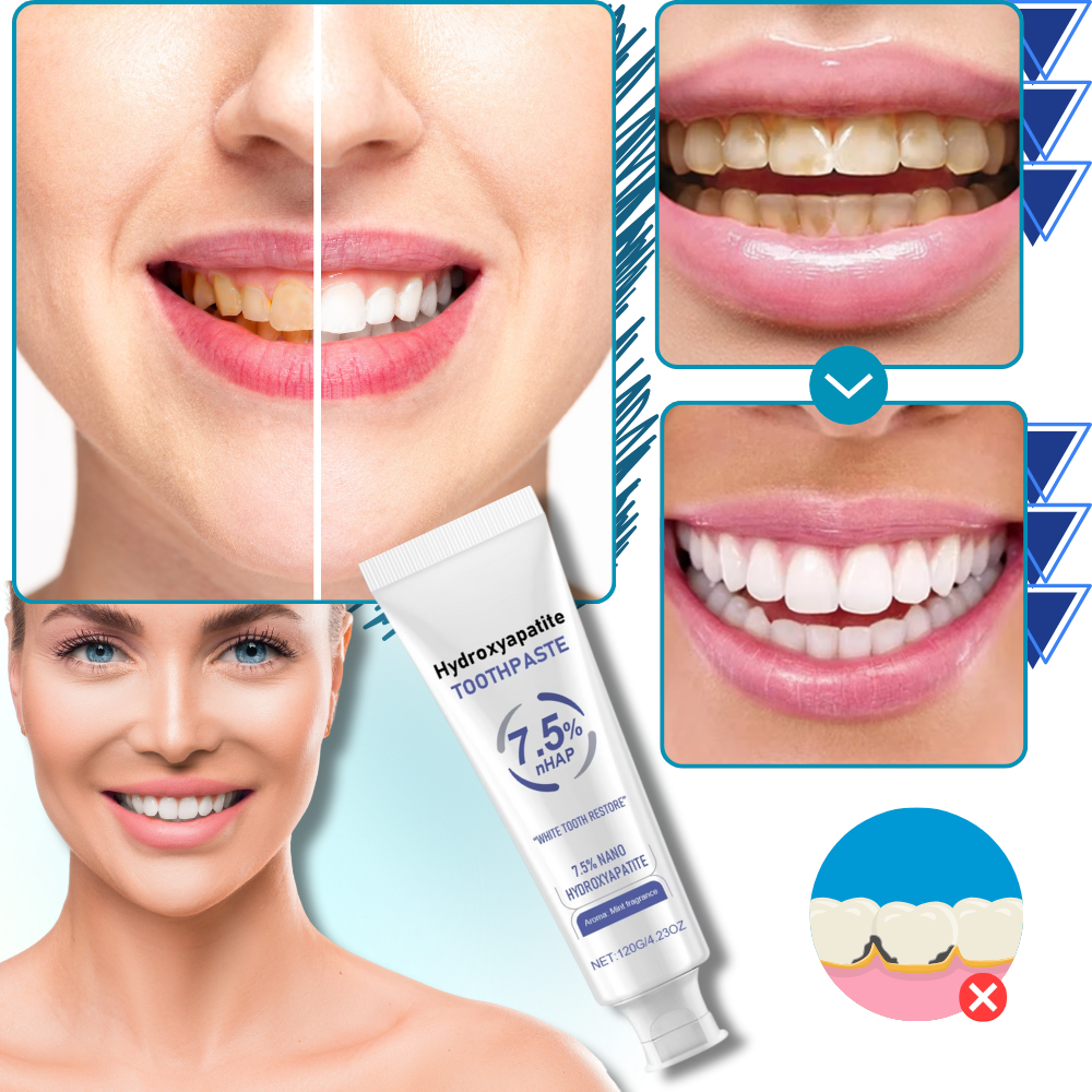 Enamel-Strengthening Mint Toothpaste with 7.5% Nano Hydroxyapatite for Cavity Protection 5