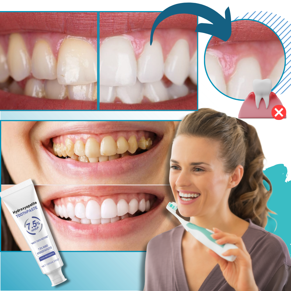 Enamel-Strengthening Mint Toothpaste with 7.5% Nano Hydroxyapatite for Cavity Protection 6