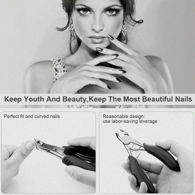 Ergonomic Toenail Clipper for Seniors – Best Toenail Clippers for Thick Nails & Easy Precision Trimming 4