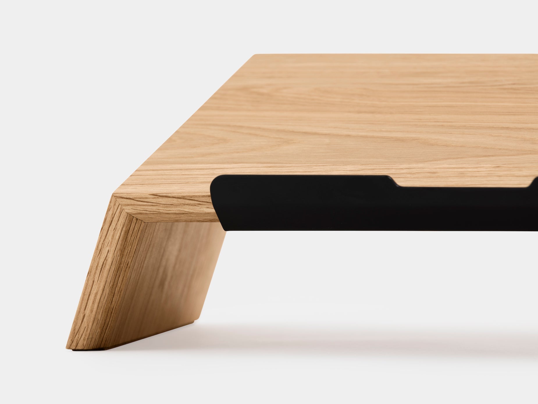 Ergonomic Wooden Laptop Stand for Desk with 100kg Capacity and Secure Grip 3
