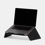 Ergonomic Wooden Laptop Stand for Desk with 100kg Capacity and Secure Grip 4