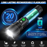 Extremely Bright Tactical Flashlight – 100,000 Lumens, Rechargeable & Waterproof | Ideal for Outdoor Adventures - Trendyhousehold.co