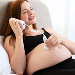 Fetal Doppler Monitor At Home Baby Heartbeat Detector Portable Safe Use 1