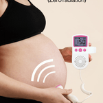 Fetal Doppler Monitor At Home Baby Heartbeat Detector Portable Safe Use 2
