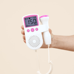 Fetal Doppler Monitor At Home Baby Heartbeat Detector Portable Safe Use 3