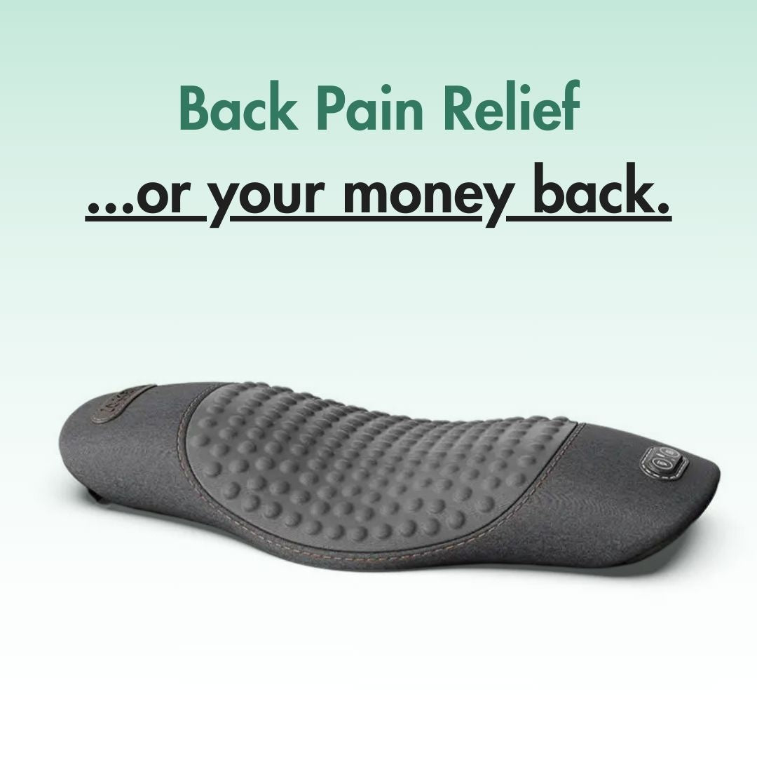 FisioBack 3-in-1 Back Massager for Pain Relief & Relaxation – Best Lower Back and Neck Massager for Chair 0