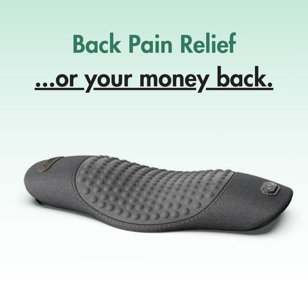 FisioBack 3-in-1 Back Massager for Pain Relief & Relaxation – Best Lower Back and Neck Massager for Chair 0