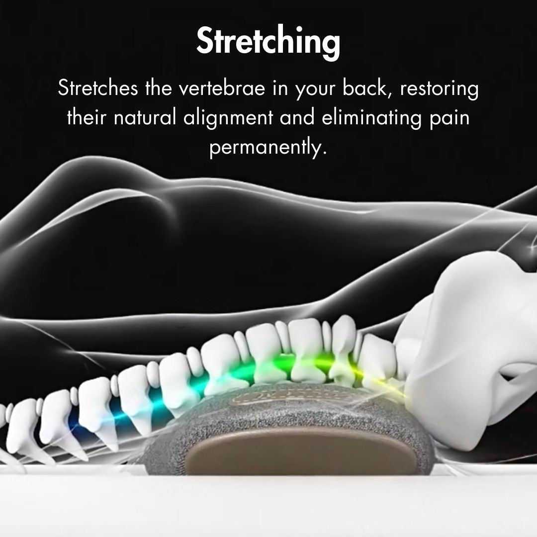 FisioBack 3-in-1 Back Massager for Pain Relief & Relaxation – Best Lower Back and Neck Massager for Chair 3