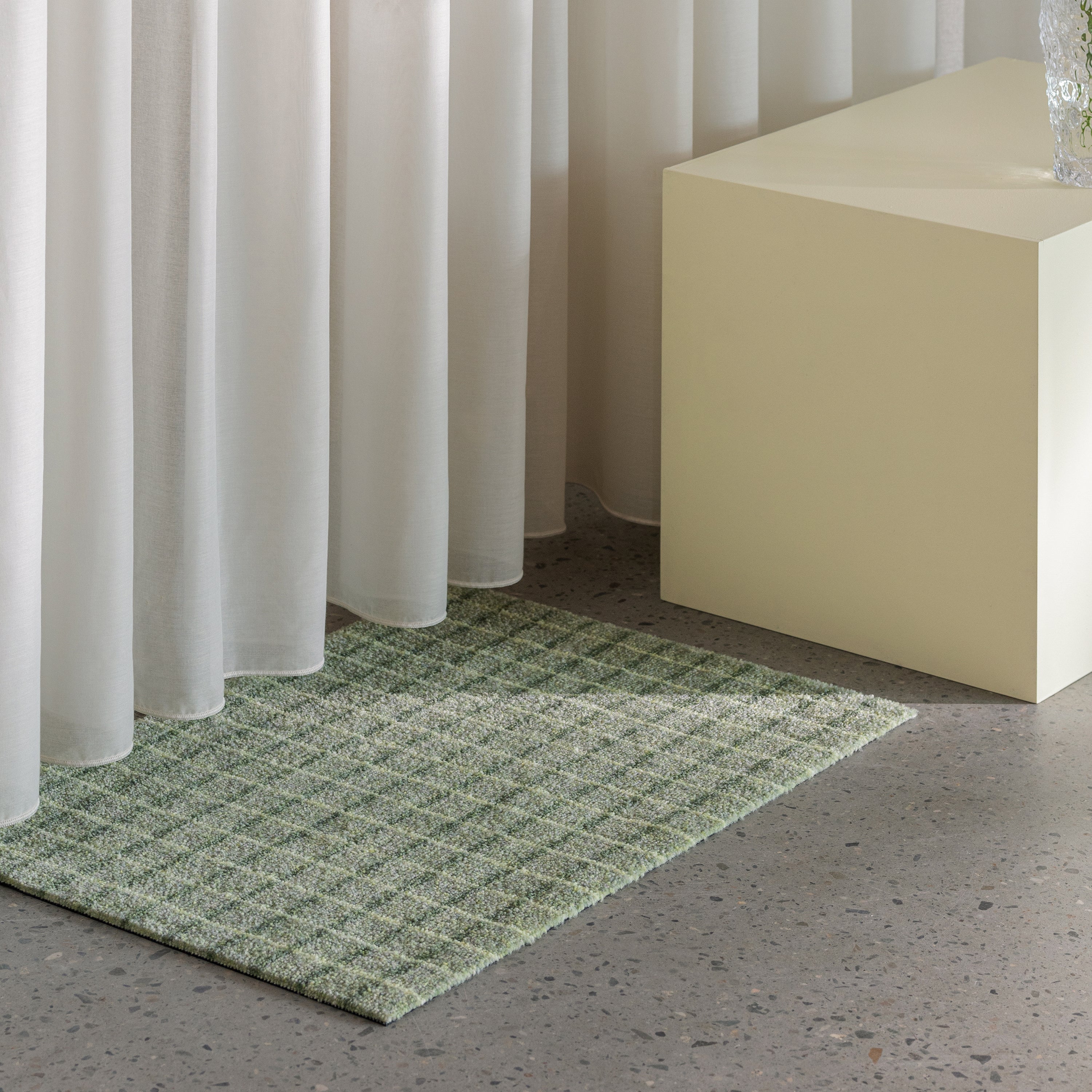 Grid Entrance Mat Eco-Friendly Durable Design for Stylish Entryway Indoor 2