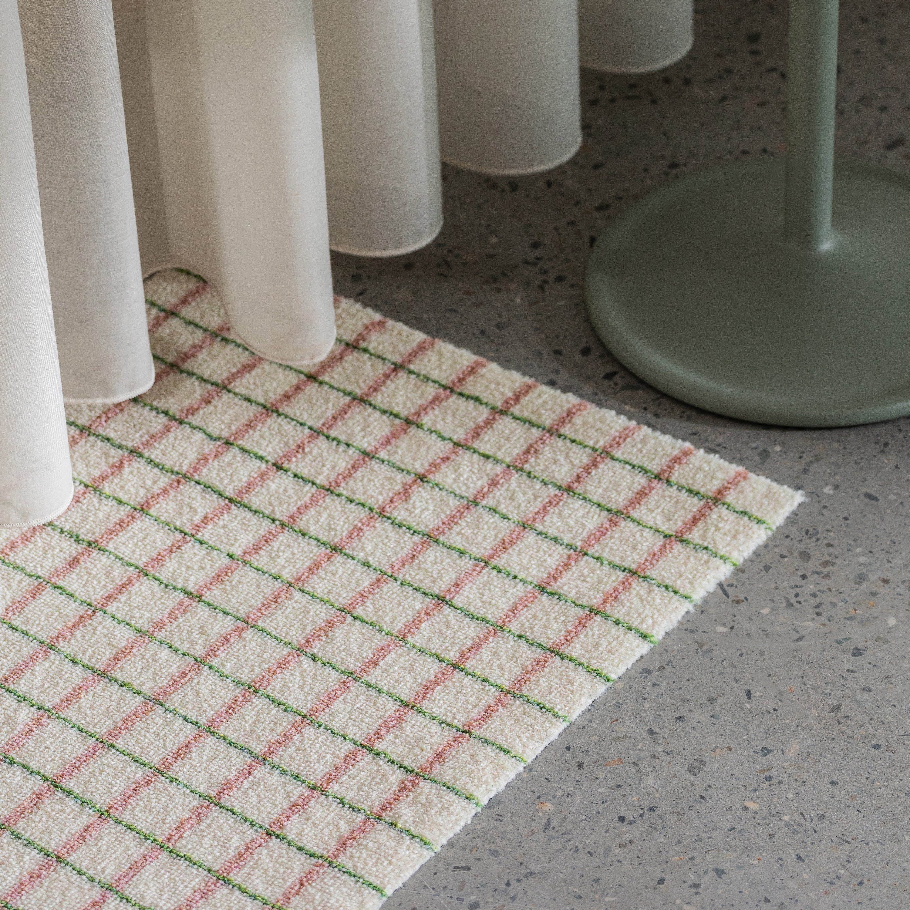 Grid Entrance Mat Eco-Friendly Durable Design for Stylish Entryway Indoor 3