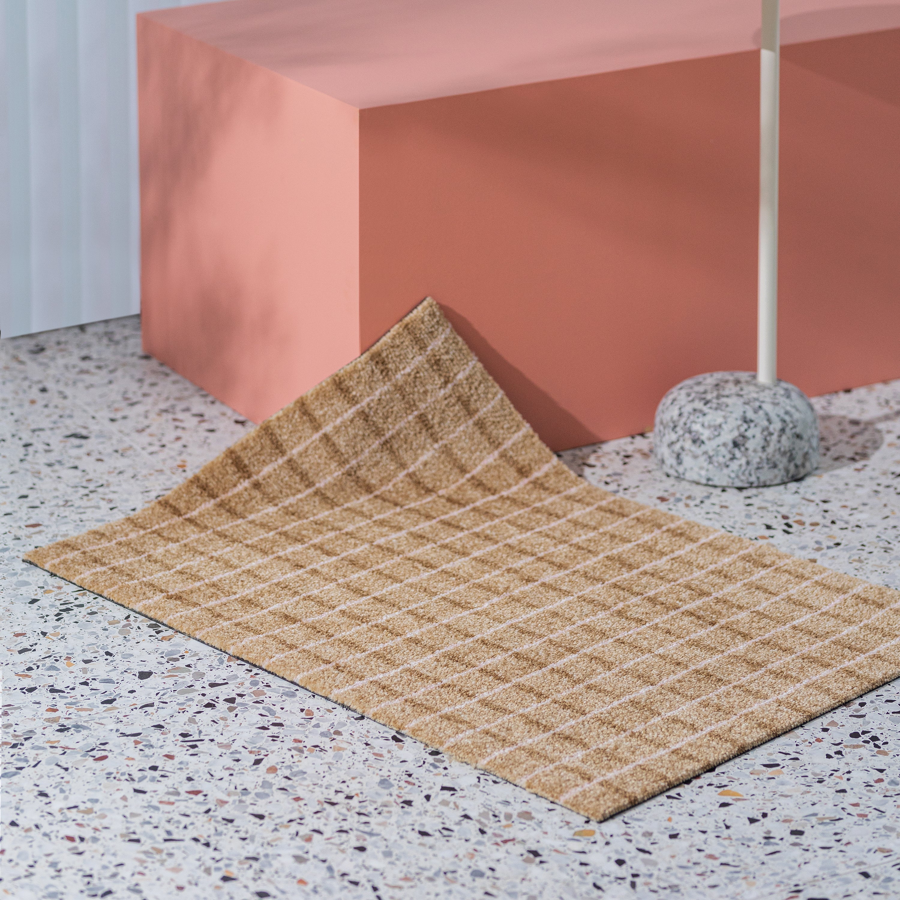 Grid Entrance Mat Eco-Friendly Durable Design for Stylish Entryway Indoor 4