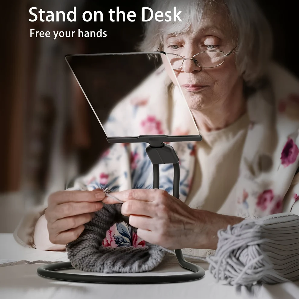 Hands-Free Magnifying Glass for Reading – Flexible Neck Design for Comfort & Clarity | Perfect for Crafts 2