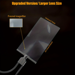 Hands-Free Magnifying Glass for Reading – Flexible Neck Design for Comfort & Clarity | Perfect for Crafts 3