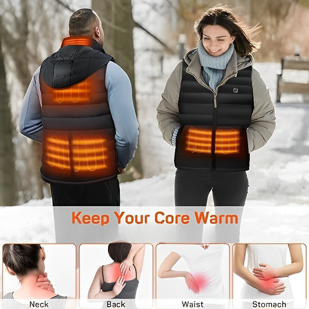 Heated Vest for Men - Best Heated Vest Deluxe with USB Power & 3 Heating Modes for Outdoor Activities 2