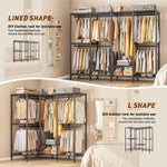 Heavy Duty Closet Organizer with Adjustable Shelving and Portable Design 3