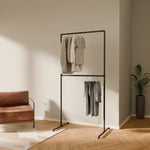 Heavy Duty Clothing Rack Stand Industrial Design Free-Standing Durable 1