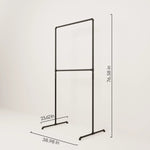 Heavy Duty Clothing Rack Stand Industrial Design Free-Standing Durable 2