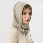 Hooded Cashmere Winter Hat – Stylish & Warm Beanie for Women | Cozy Winter Hats for Cold Weather 4