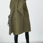 Hooded Waterproof Black Trench Coat for Women - Stylish & Functional Outerwear for All Weather 2