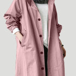 Hooded Waterproof Black Trench Coat for Women - Stylish & Functional Outerwear for All Weather 7