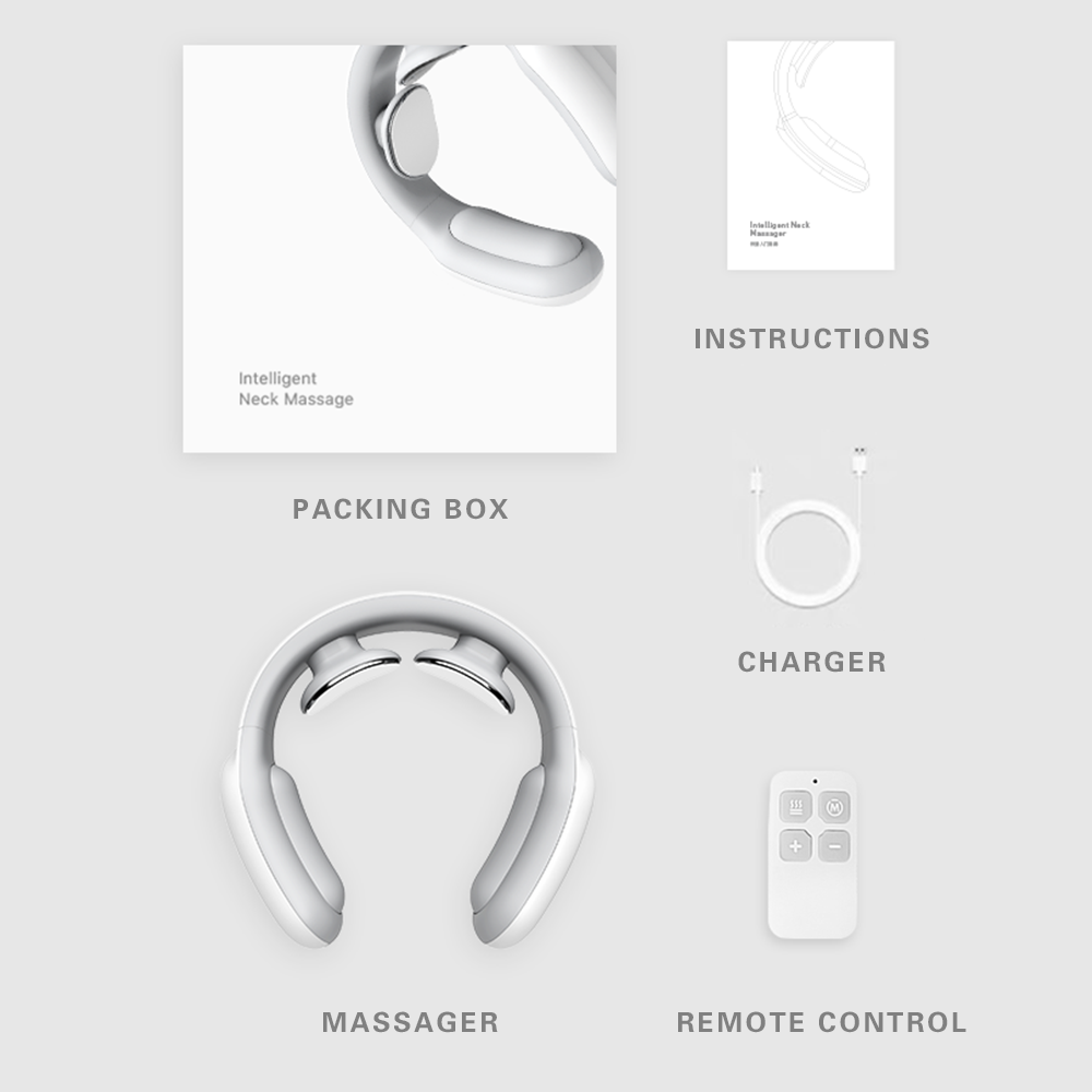 Intelligent Neck Massager with Heat and Pulse Therapy for Pain Relief 7