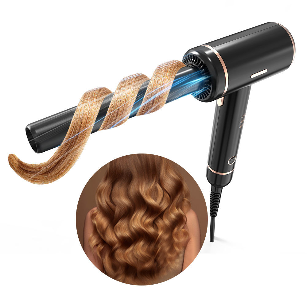 Ionic Hair Curler Adjustable Heat Settings for All Hair Types 0