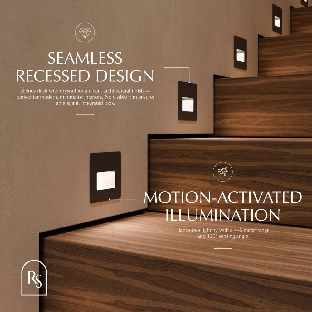 LED Stair Light Motion-Activated Minimalist Design for Indoor Safety 2