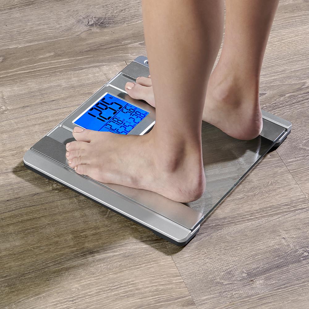 Large Screen Full Body Analysis Scale with Body Fat and BMI Measurement - Trendyhousehold.co