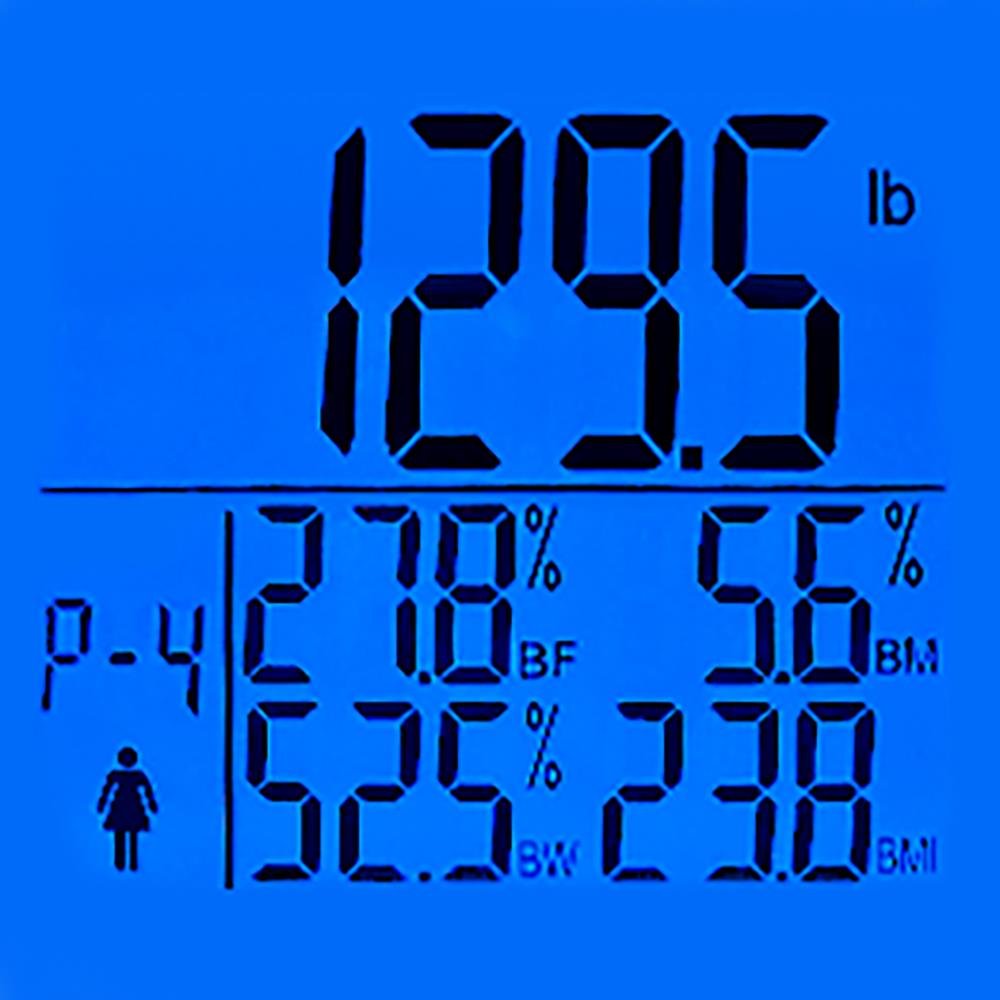 Large Screen Full Body Analysis Scale with Body Fat and BMI Measurement - Trendyhousehold.co