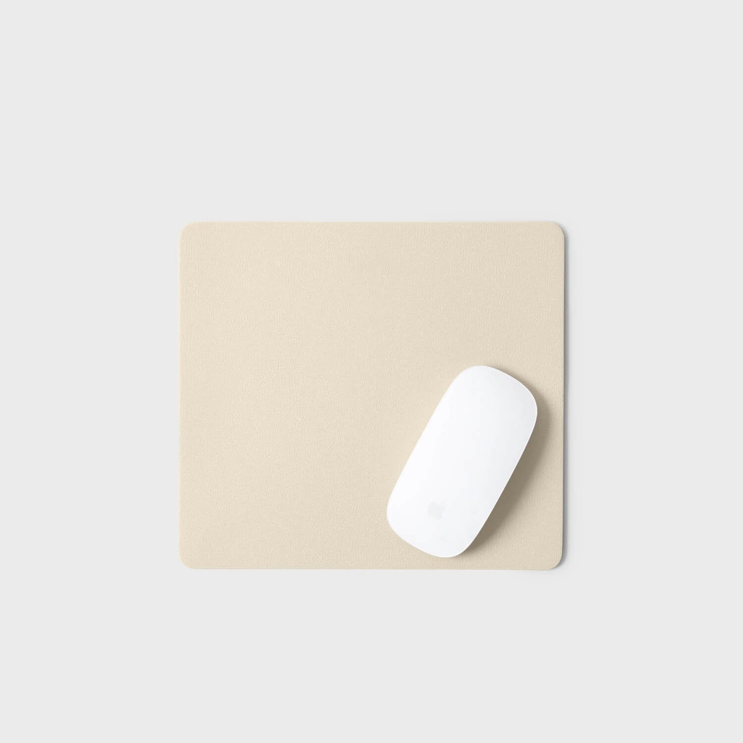 Leather Mouse Pad Premium Italian Leather Sleek Minimalist Design Portable 0