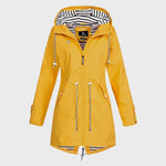 Long Waterproof Hooded Rain Jacket for Women – Stylish Women's Rain Jacket & Rains Jacket 1